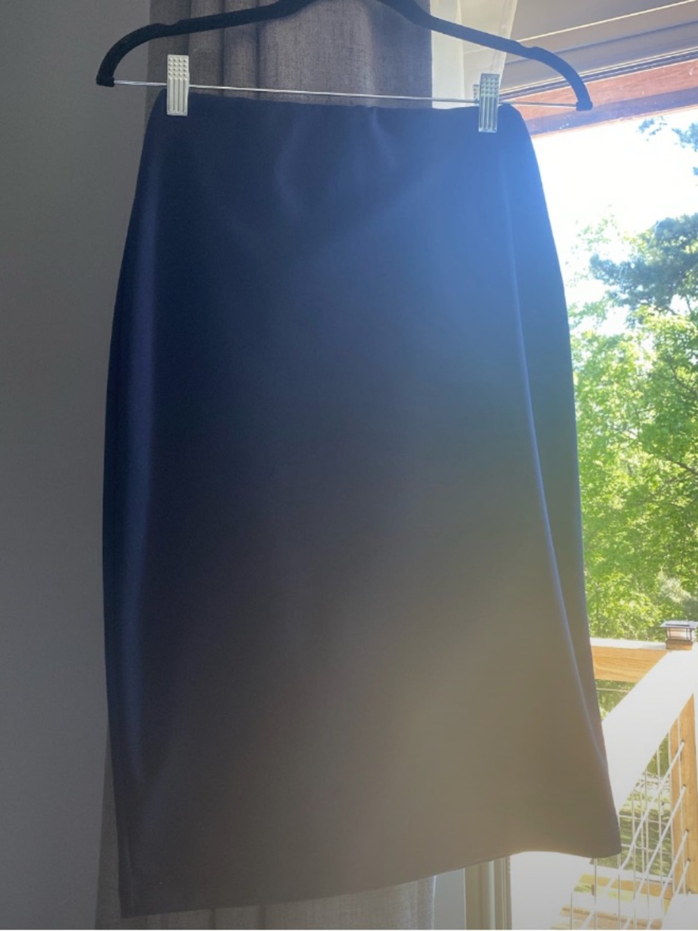 Jade McKenzie Classic Navy Pencil Skirt